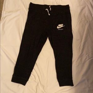 Nike cropped sweat pants